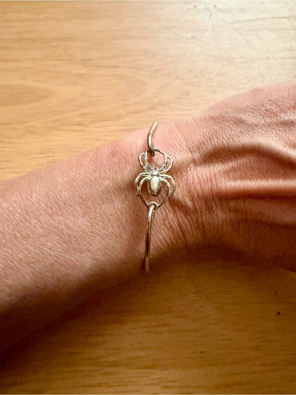 Silver Spider Cuff Bracelet - Women's Jewelry